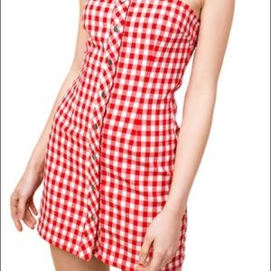 Honey punch red and white dress